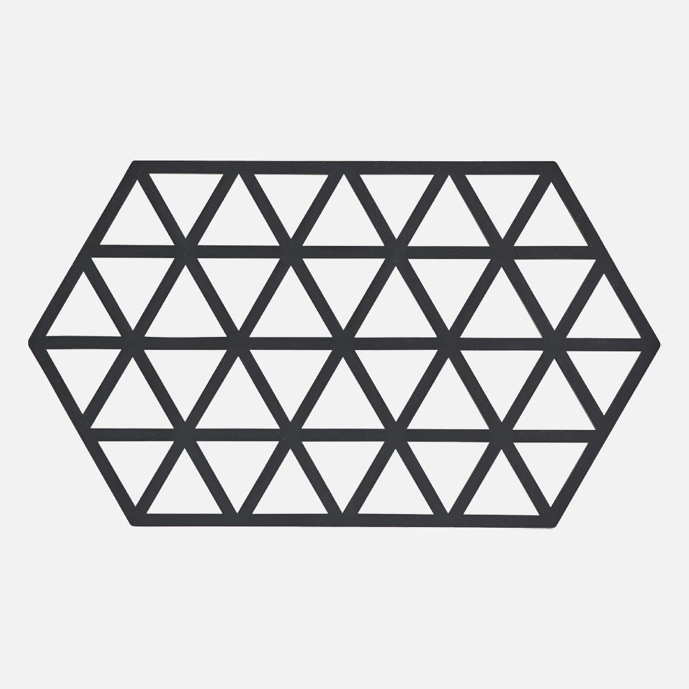 TRIANGLES Bordskåner 2 størrelser - Sort - Stor