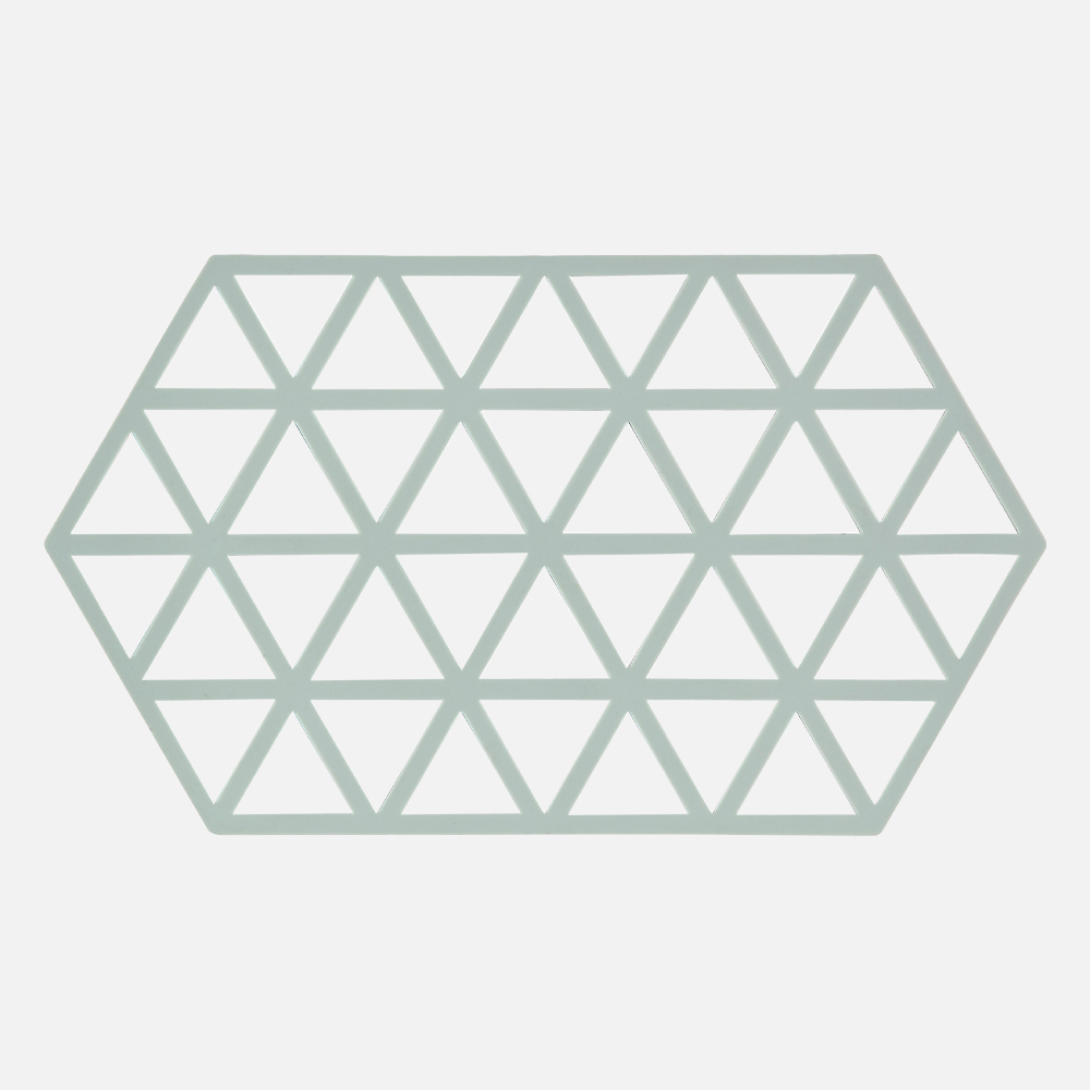 TRIANGLES Bordskåner 2 størrelser - Mintgrøn - Stor