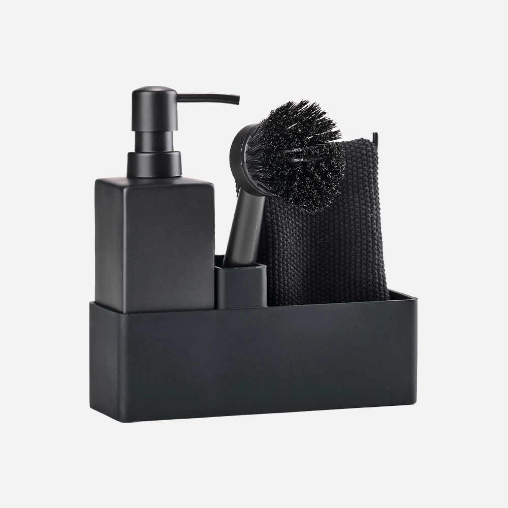 OPVASKESÆT 4 dele - Sort