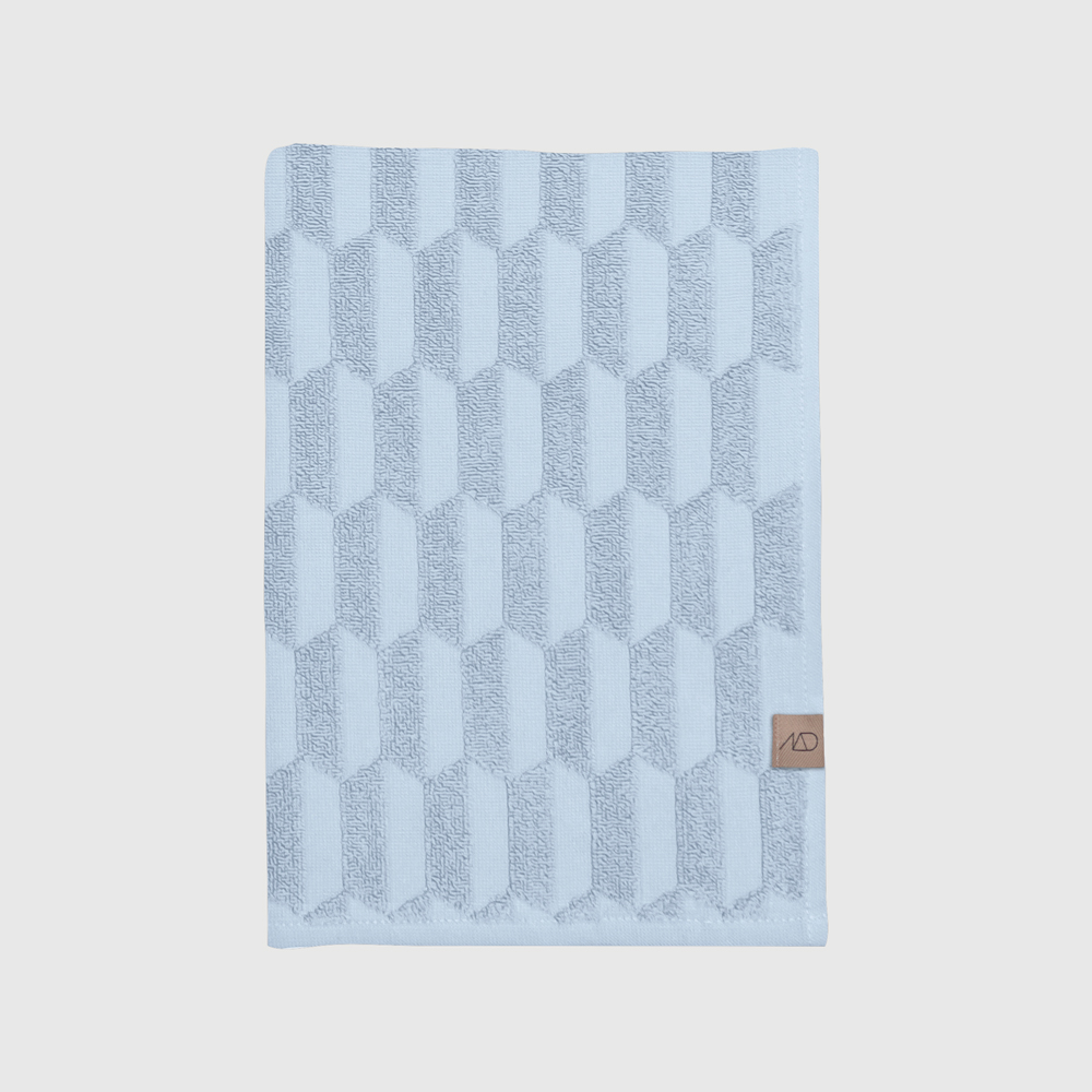GEO Håndklæde - Lyseblå - 70x133 cm