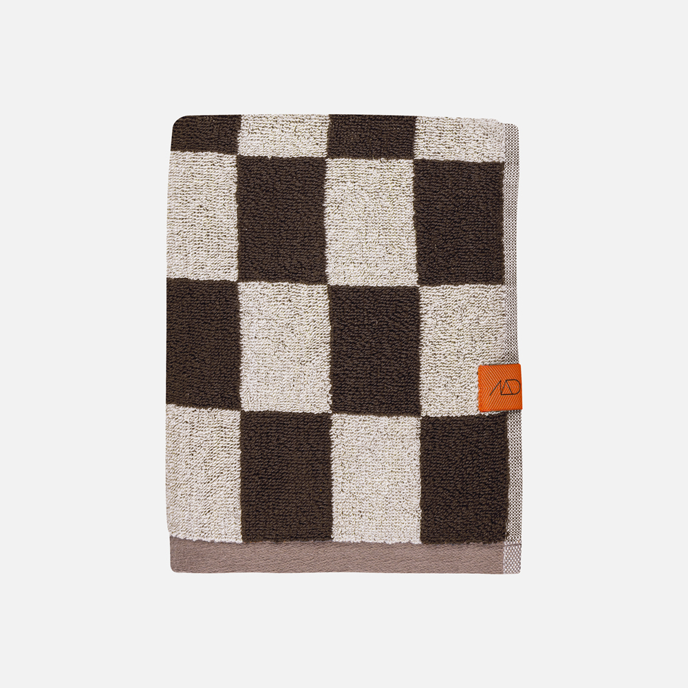 RETRO håndklæde - Brun - 70x133 cm