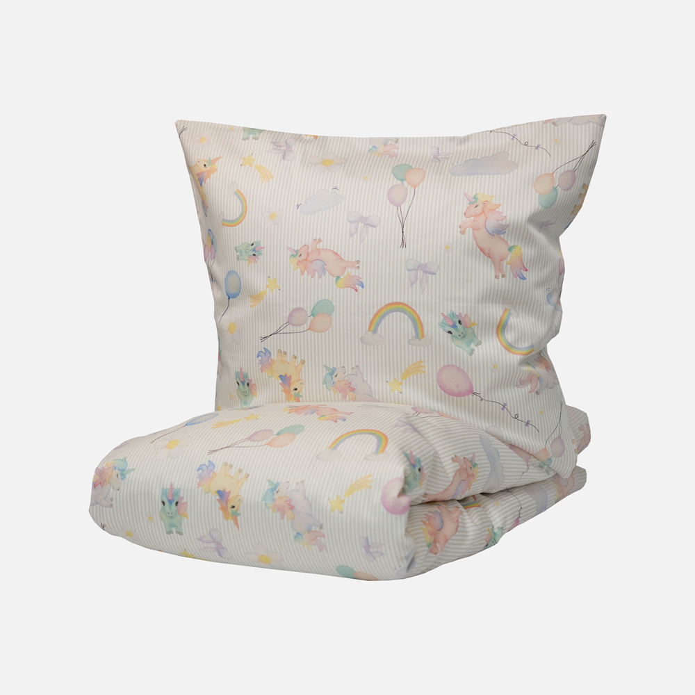 UNICORN Sengetøj All By Voss - 70x100 cm (Baby)