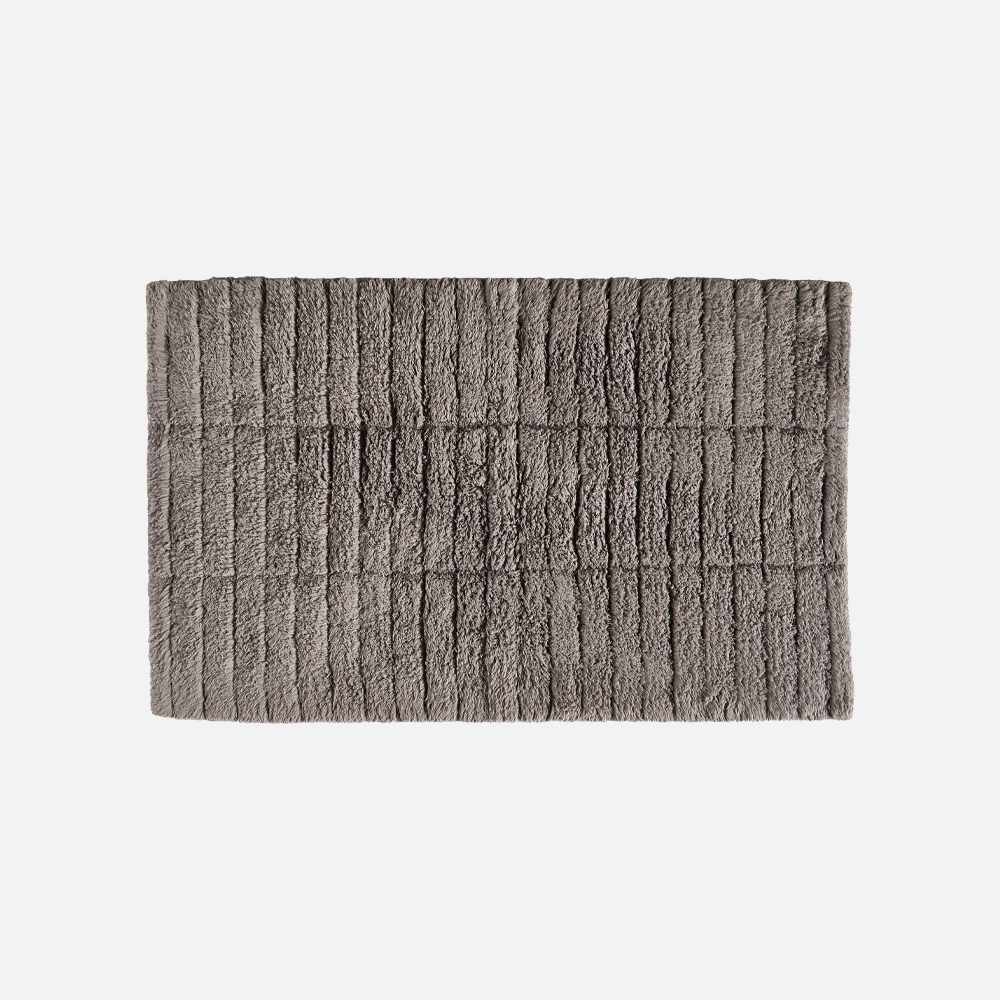 TILES Bademåtte 50x80 - Mørkegrå - 60x100 cm