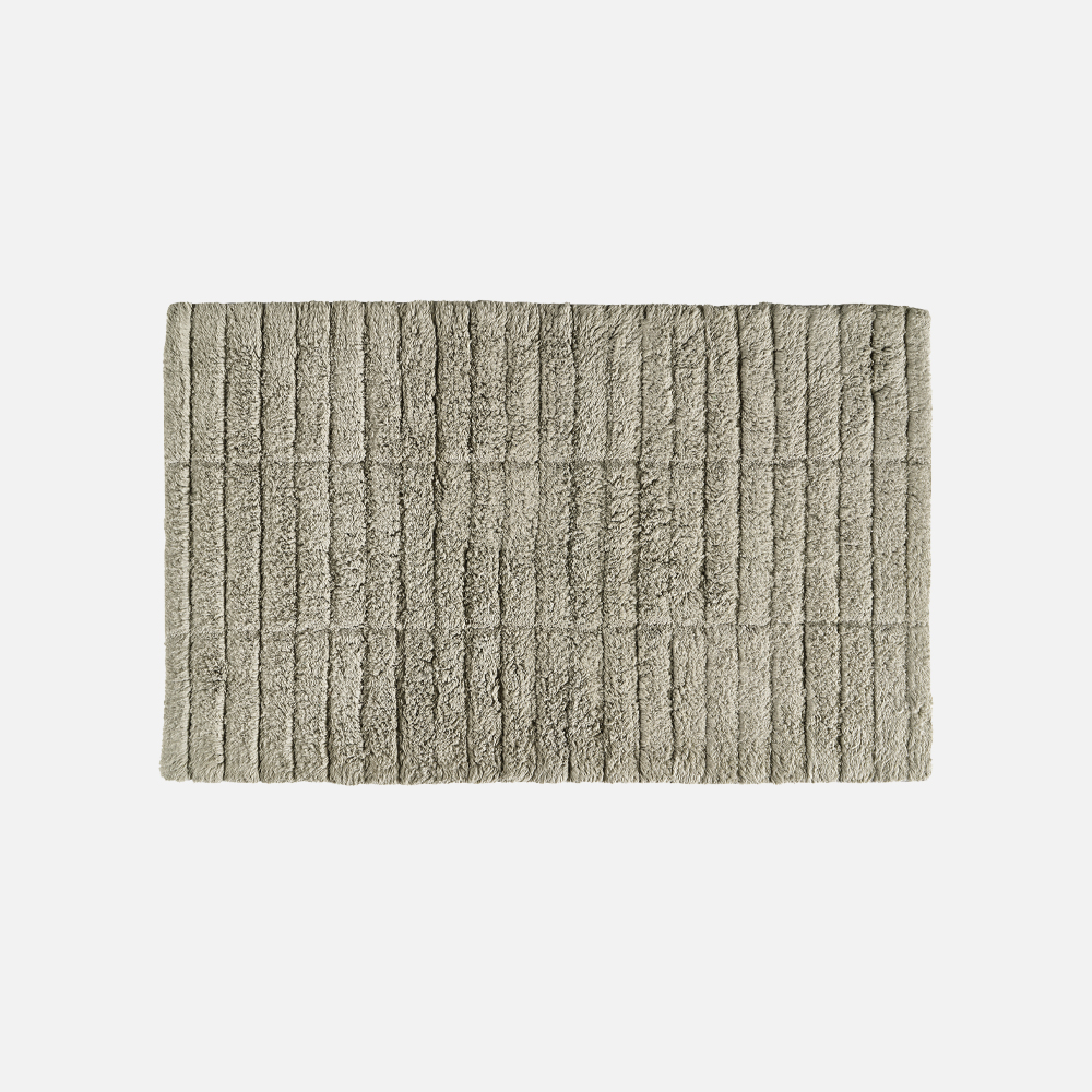 TILES Bademåtte 50x80 - Støvet grøn