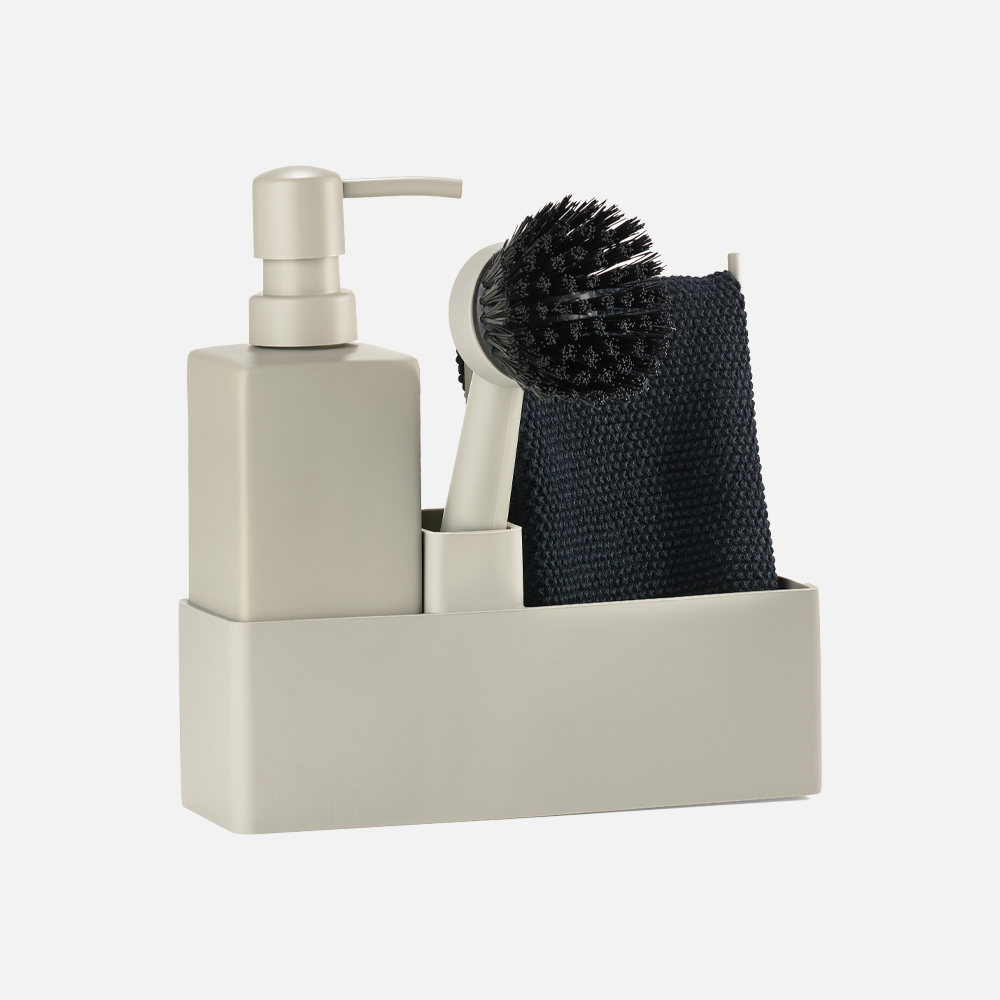 OPVASKESÆT 4 dele - Beige