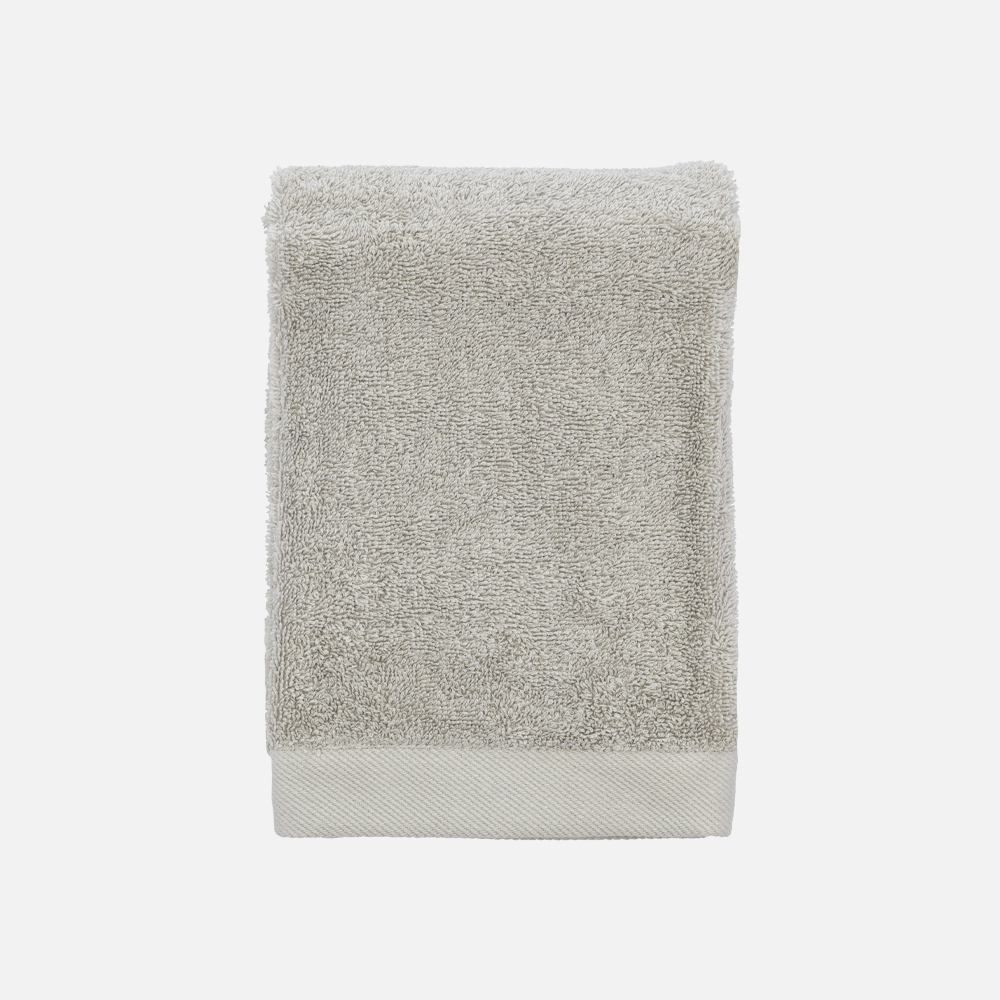 ORGANIC COMFORT Håndklæder - Lys grå - 50x100 cm