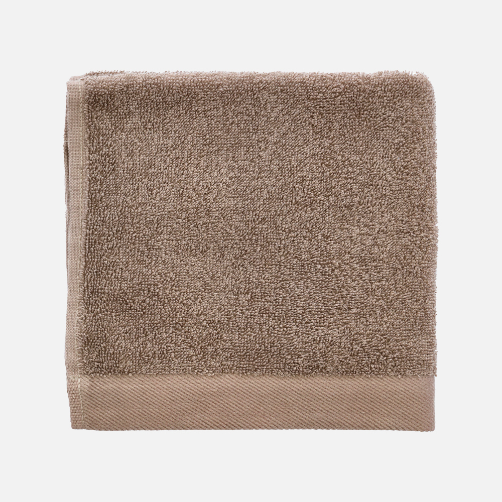 ORGANIC COMFORT Håndklæder - Lysebrun - 40x60 cm