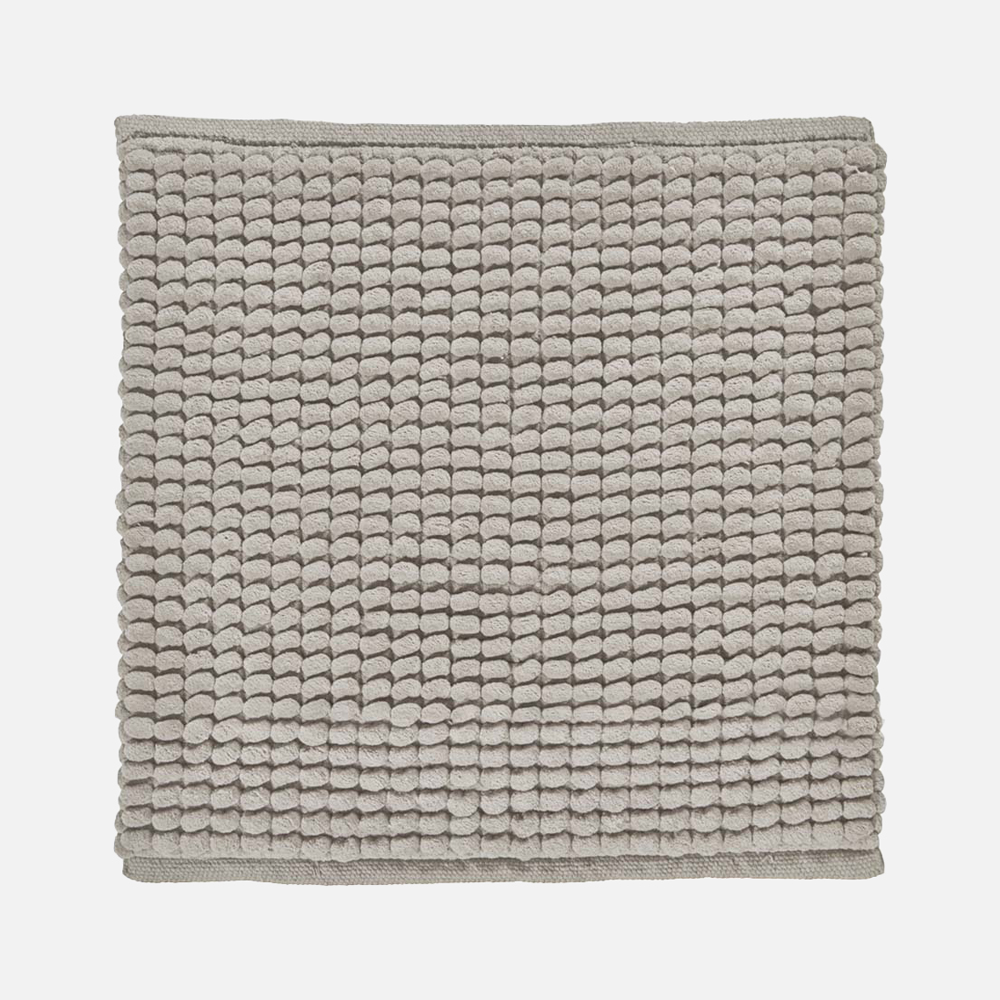 AXEL Bademåtte - mange forskellige - Lys grå - 60x60 cm