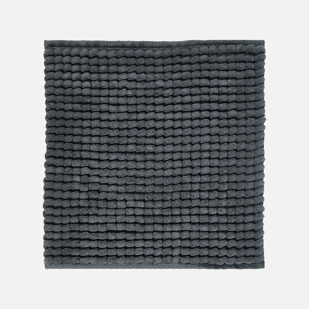 AXEL Bademåtte - mange forskellige - Mørkegrå - 60x60 cm