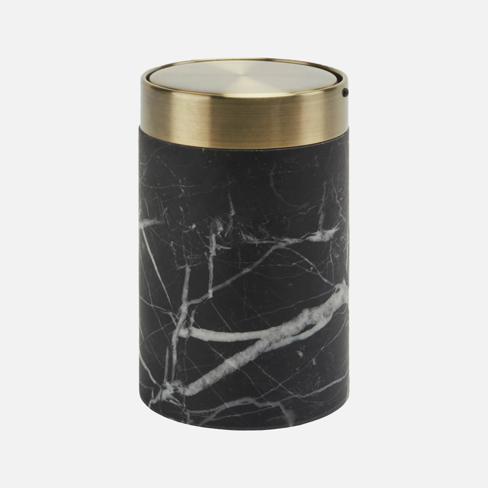 NERO Toiletspand m. vippelåg - Sort