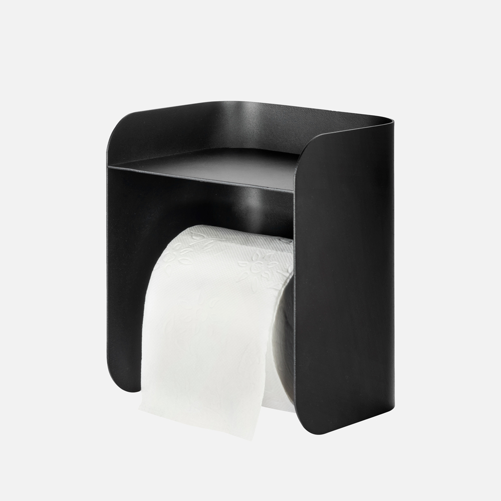 CARRY Toiletrulleholder - Sort