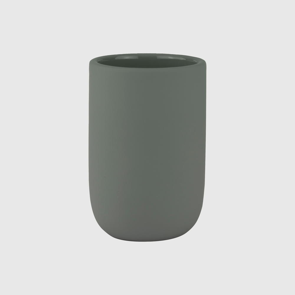 LOTUS Tandbørstekrus - Støvet grøn