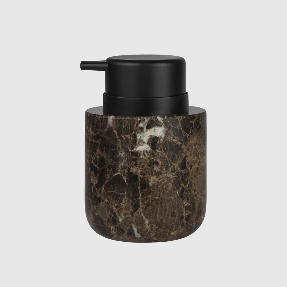 MARBLE Sæbedispenser lav - Brun