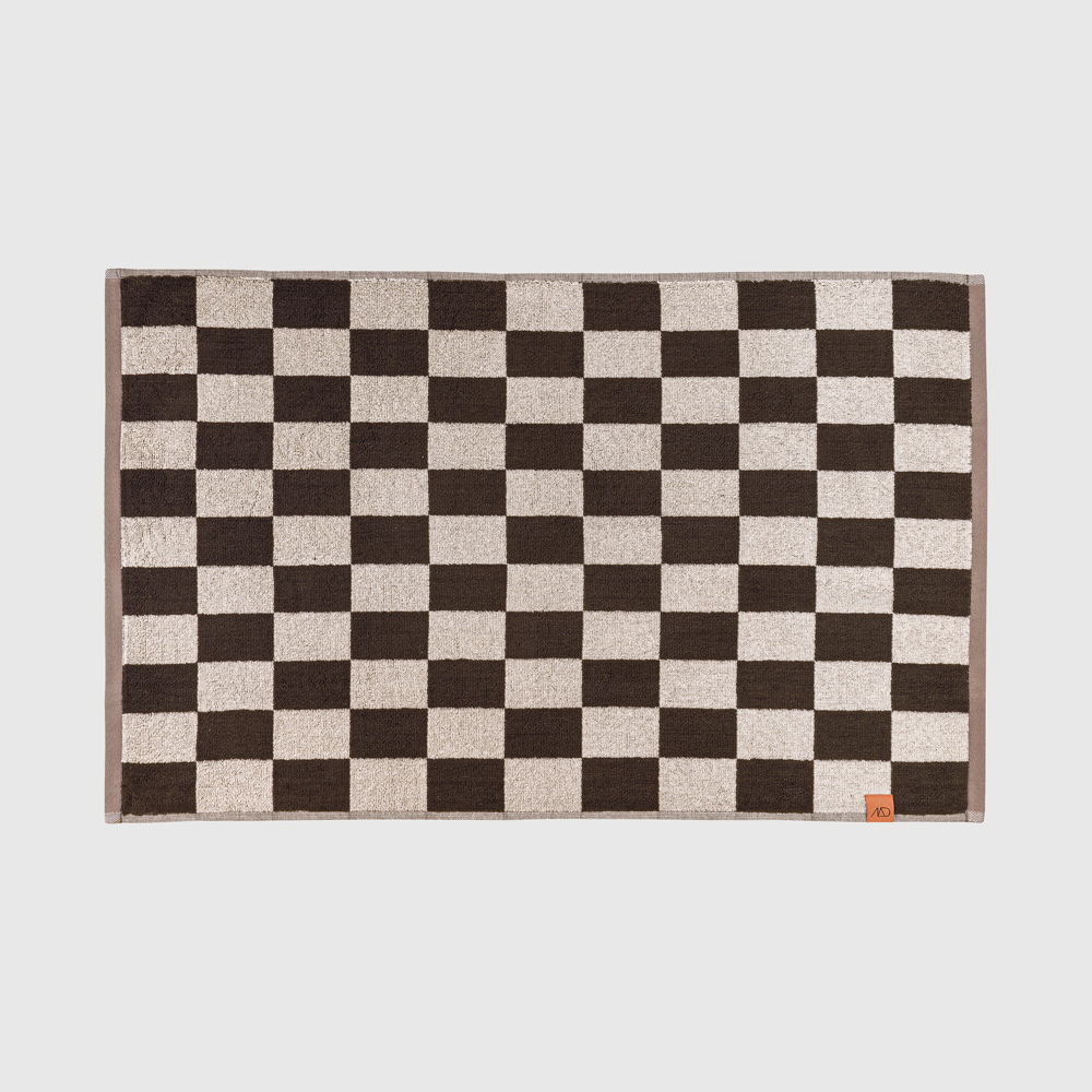 RETRO Bademåtte - Brun