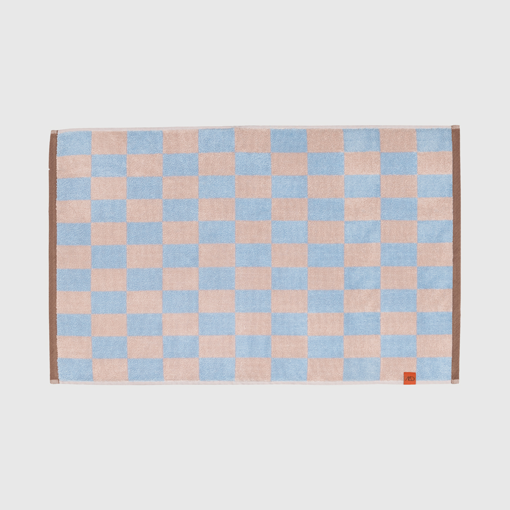 RETRO Bademåtte - Lyseblå