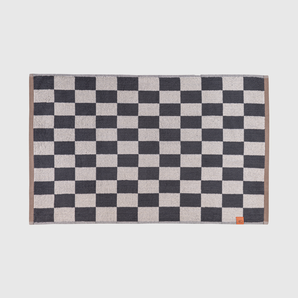 RETRO Bademåtte - Mørkegrå