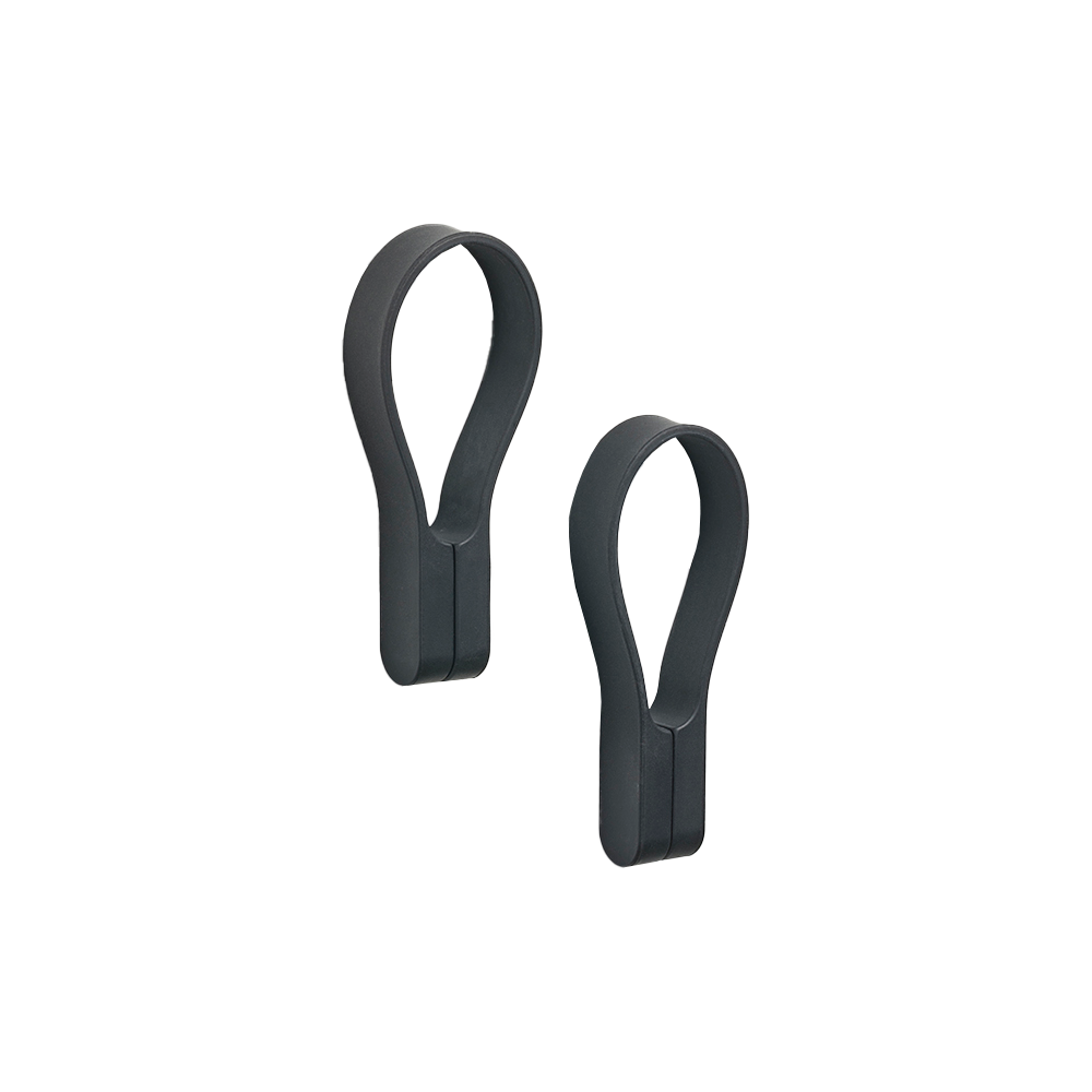 LOOP Magnet håndklædestrop 2-pak - Sort