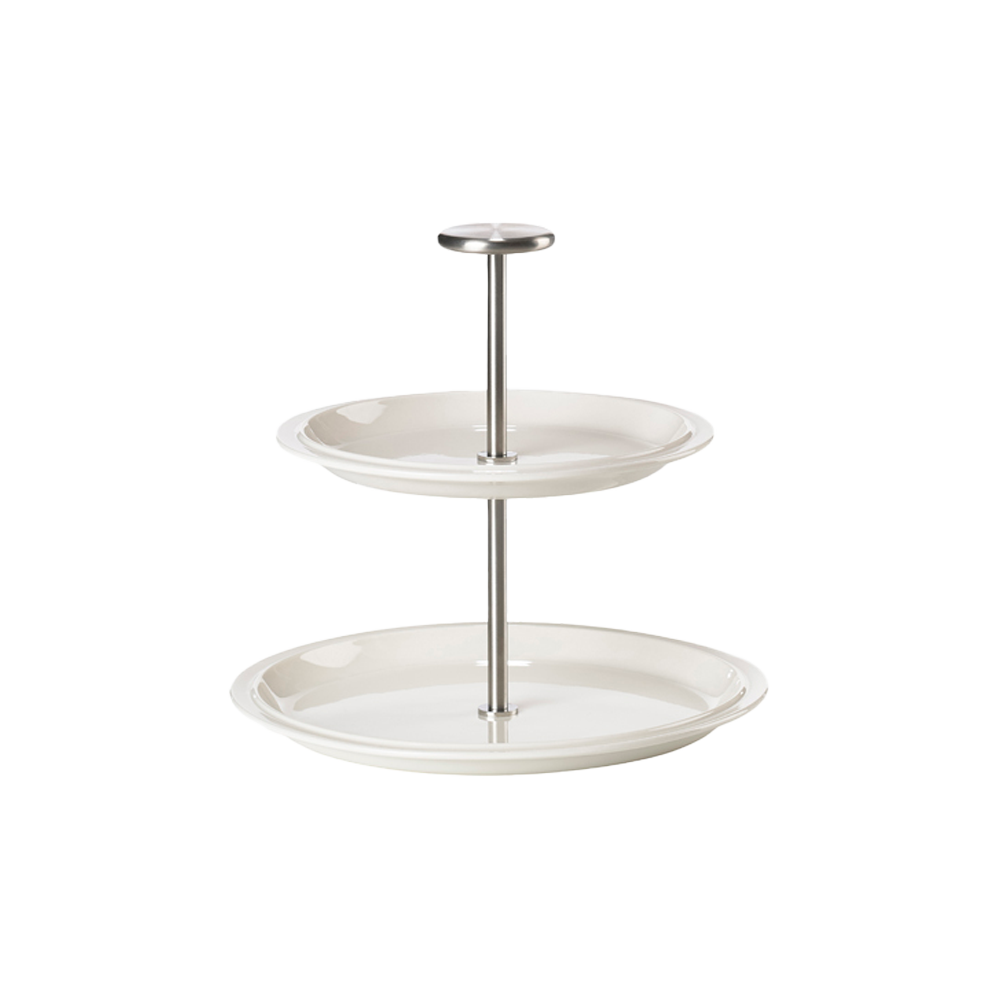 EAU Serveringsopsats i porcelæn 2 etager