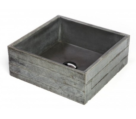 Håndvask til bord 38 x 38 cm - Beton