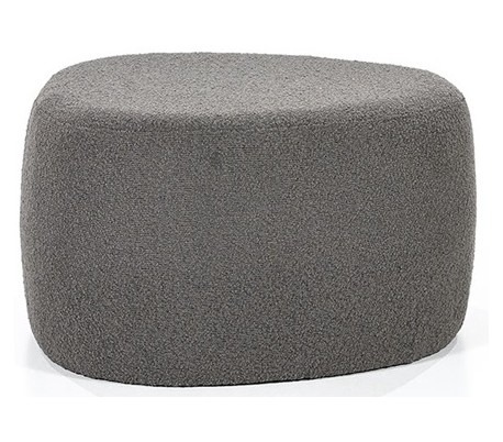 Liby puf i polyester 70 x 49 cm - Antracit