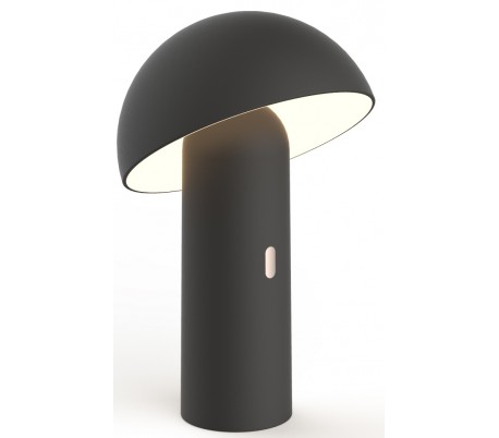 Enoki trådløs udendørs bordlampe Ø25,5 cm - Sort