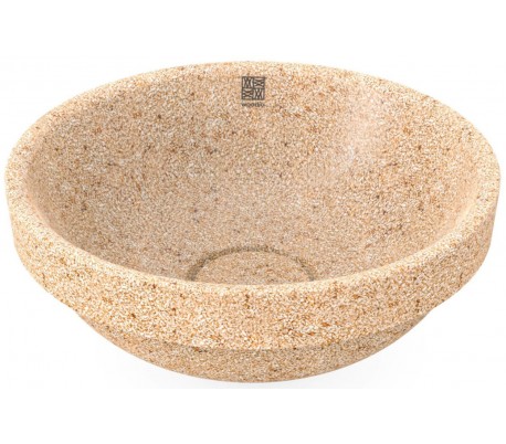 Woodio nedfældet håndvask Ø40 cm ECO - Natural aspen