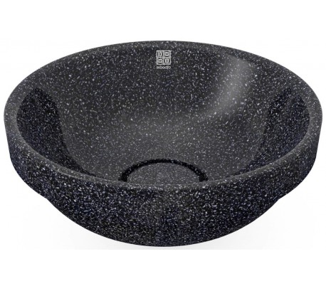 Woodio nedfældet håndvask Ø40 cm ECO - Charcoal