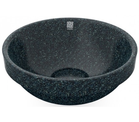 Woodio nedfældet håndvask Ø40 cm ECO - Arktisk blå