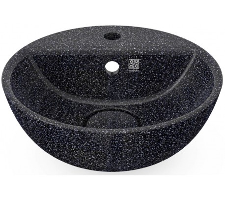 Woodio håndvask Ø40 cm ECO - Charcoal