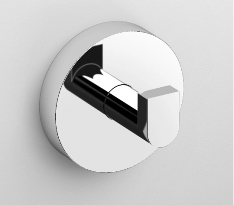 FLAT Kroge sæt af 2 Ø4,8 cm - Krom