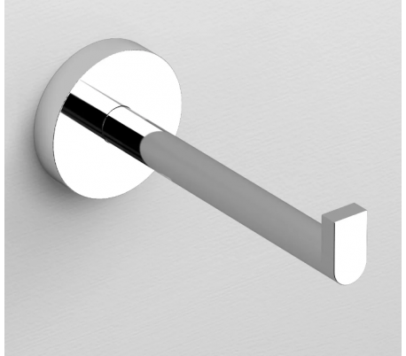 FLAT Toiletrulleholder D12,1 cm - Krom