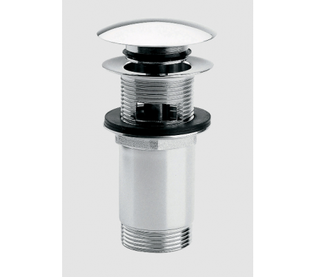 INBE Bundventil Pop-Up og overløb 1 1/4" - Krom