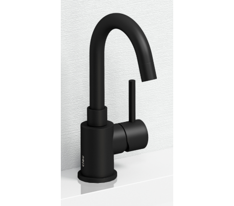 XO 1 Armatur drejbar til håndvask H21,1 cm - Mat sort