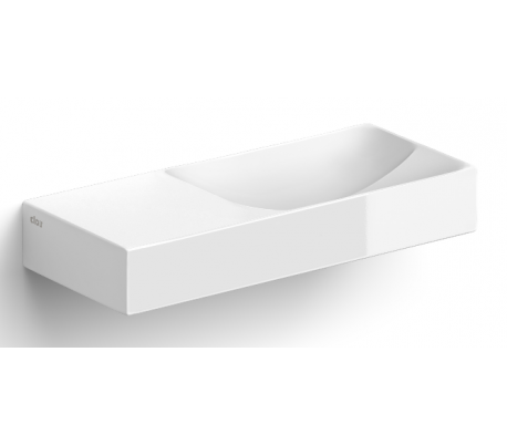 VALE Håndvask 45 x 19 cm Keramik - Hvid højglans