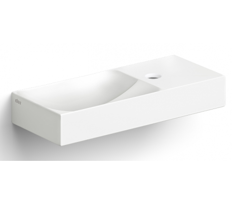 VALE Håndvask 45 x 19 cm Keramik - Mat hvid