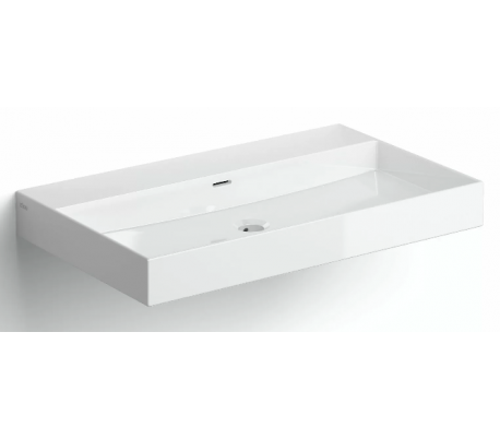 NEW WASH ME Håndvask 70 x 42 cm Keramik - Hvid højglans