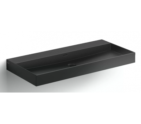 NEW WASH ME Håndvask 90 x 42 cm Keramik - Mat sort