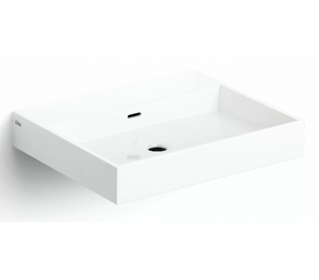 WASH ME Håndvask 50 x 42 cm Mineral - Hvid højglans