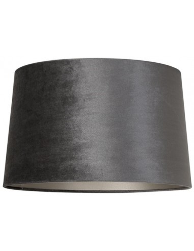 Emily Lampeskærm i velour Ø40 cm - Grafitgrå