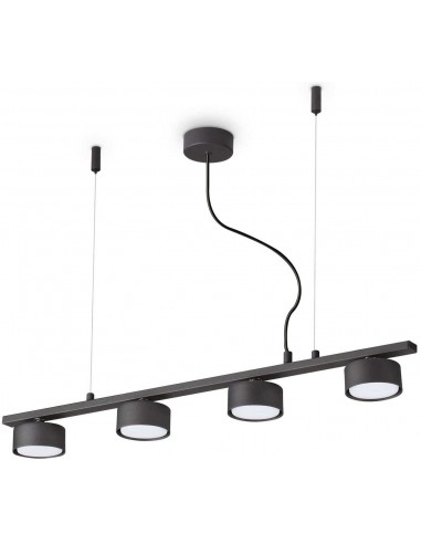 MINOR Loftlampe i metal B75,5 cm 4 x GX53 - Mat sort