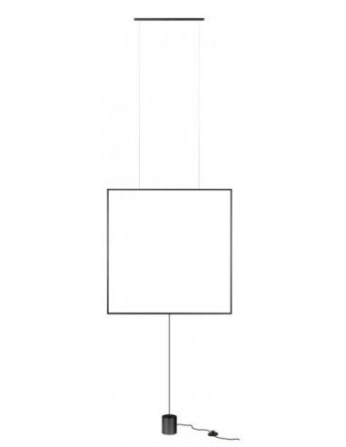 SLICK Gulvlampe i aluminium B81,7 cm 37W SMD LED - Mat sort