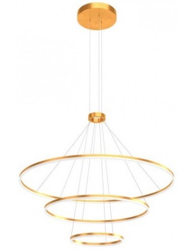 ORBIT Lysekrone i aluminium Ø120 cm 151W LED - Mat bronze