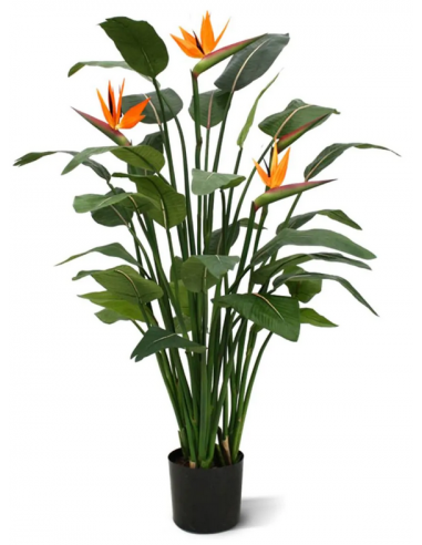 Stor kunstig paradisfugl H140 cm