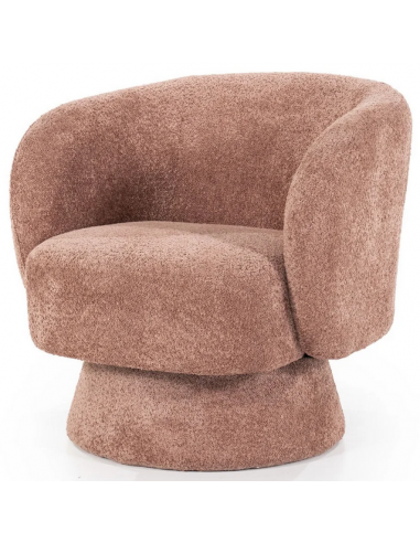 Balou lænestol i polyester H77 cm - Terracotta