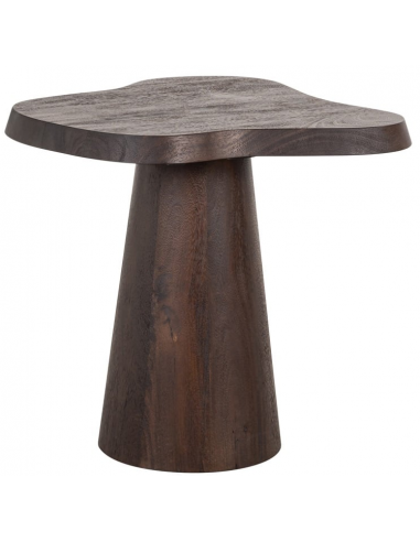 Odile sidebord i mangotræ 50 x 50 cm - Mørkebrun