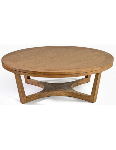 Milano rundt sofabord i egetræ Ø140 cm - Eg