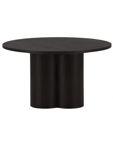 Oli sofabord i mdf H45 x Ø80 cm - Sort