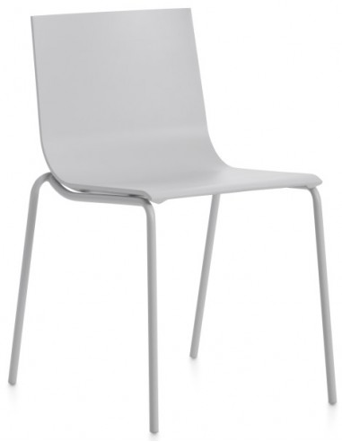 Diabla Vent havestol i stål og polyurethan H78 cm - Grå