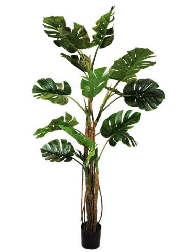 Kunstig Monstera plante H210 cm - Grøn