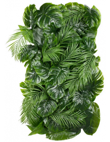 Sunshine Plantevæg med kunstige planter 100 x 50 cm